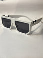 RAM White Frame Black Shade Unisex Sunglasses Sun044