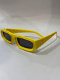 Uol Yellow Frame Black Shade Unisex Sunglass 61905422-145