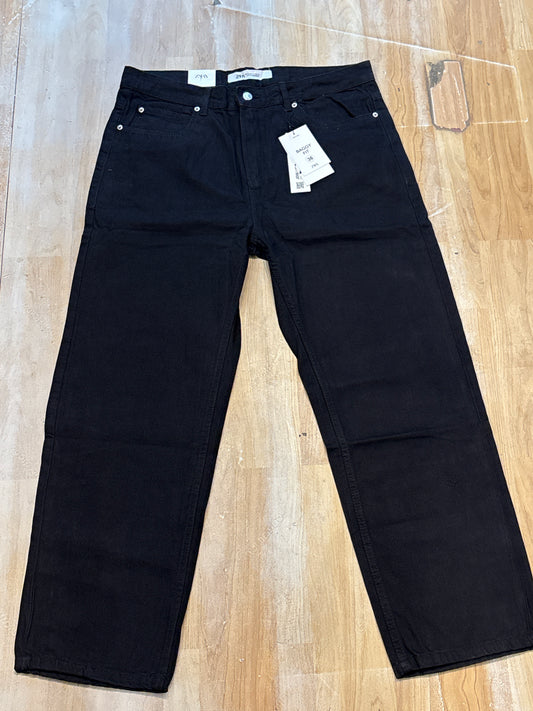 Raz Zar Black Colour Baggy Fit Jeans 989344