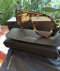LOD DOL Brown Leopard Golden Frame Brown Shade Premium Quality Unisex Sunglass DG6202 502/73 63 5 128 3N