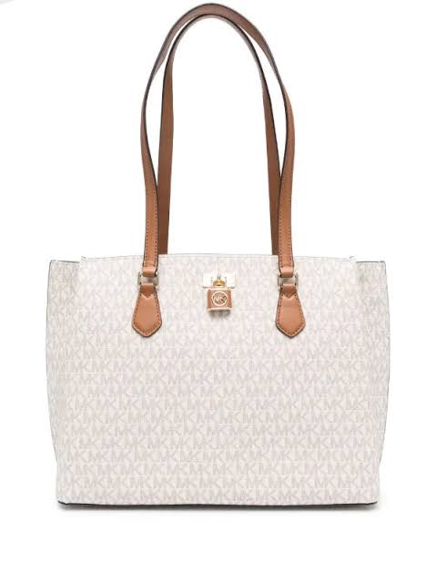 CIM Multi Colour KM Print Mini Lock Design Tote Bag 100835