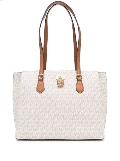 CIM Multi Colour KM Print Mini Lock Design Tote Bag 100835