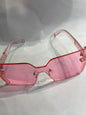 OID Trancy Pink  Frame Pink Shade Unisex Sunglasses 61005 62 15 136