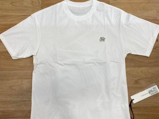 MEEFANYUON White Colour Back Print Premium Quality Round Neck Unisex T-Shirt 0033