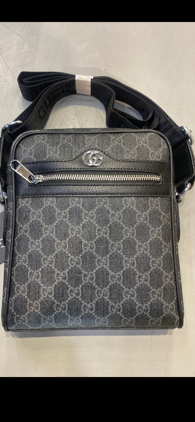 CUG Grey Heavy premium Quality Unisex Side Sling Bag G6651-2