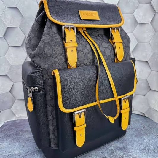 AOC COA CC Print Multi Colour And Pockets Unisex Backpack 2416