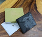RUB BUR Black Colour Grey Print Italian Leather Imported Men’s Wallet 991346
