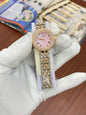 MRA ARM Silver Copper Chain Pink Dial Ladies Watch 988318