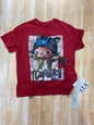 Maroon Rugged Stone Work Tshirt 13697