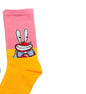 SPONGEBOB Pink Yellow Colour Imported Unisex Socks 987723