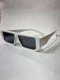 ARP White Frame Black Shade Sunglass 6082 57 12-145