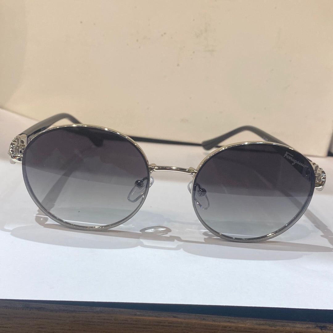Ref Silver Frame Black Shade Black Stick Unisex Sunglasses C 308 54 18 140