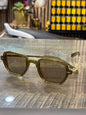 Mos Som Gold Green Frame Green Shade Unisex Sunglass W60864724142