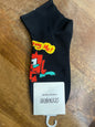 Scenario Black Colour Ring me Print Premium Quality Ankle Socks 991289