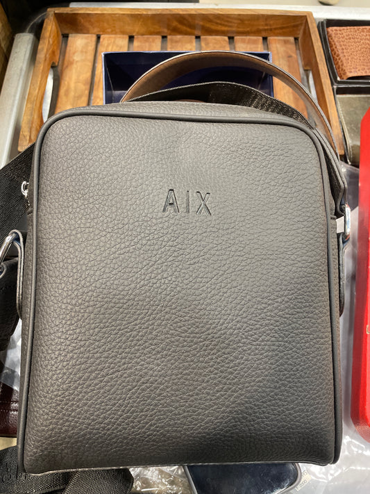 Aix Black Heavy premium Quality Unisex Side Sling Bag 990273