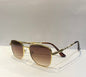 RUB Gold Frame Brown Shade Unisex Sunglasses 5069 51 22 137