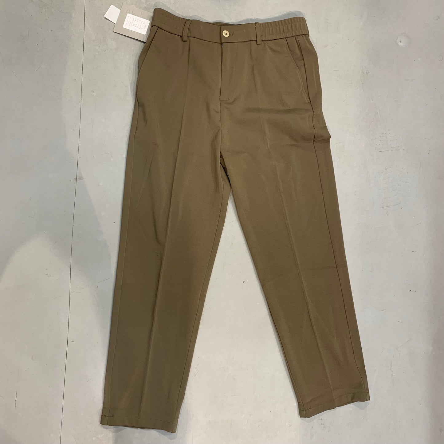 J.JN Brown Korean Straight Fit Unisex Pants F-11