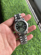 Lor Sliver Chain Green Dial Japanese Machinery Automatic Men's Watch 989666