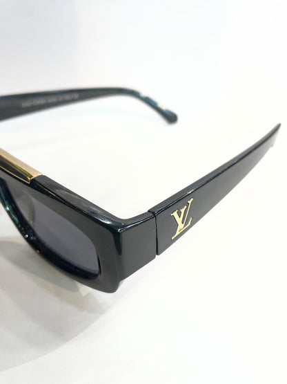 UOL LOU Black Frame Black Shade Unisex Sunglass 6155 55 18 145