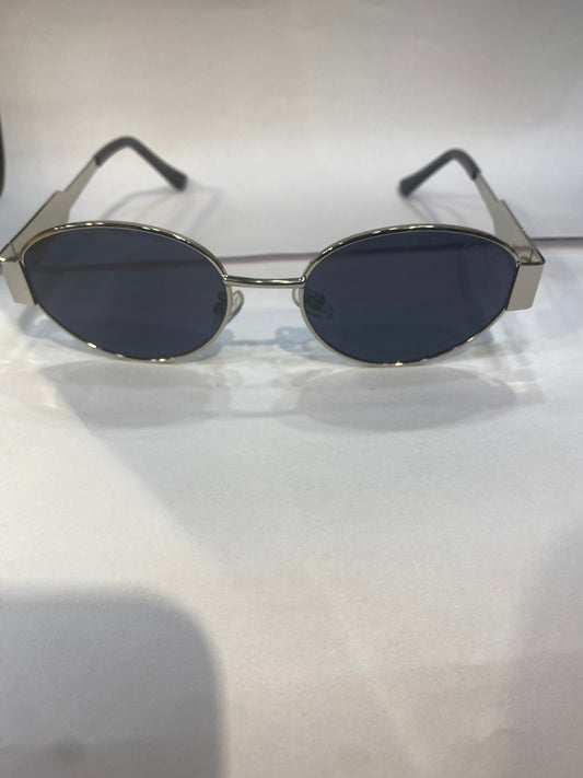 LEC Silver Frame Black Shade Unisex Sunglasses 25003 55 17 145