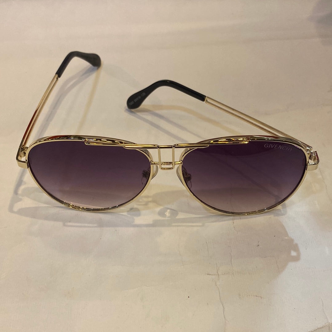 VIG Golden Frame Purple Shade sunglass 7060 54 18-135