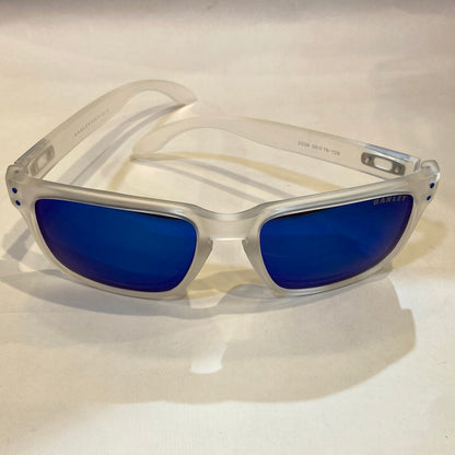 KAO Transparent Blue Reflector Shade Sunglass 3338 56 19-126