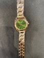 EUG Copper Chain Green Dial Ladies Watch 990956