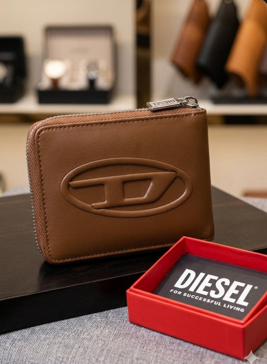 EID Multi Colour Leather Zipper Men Wallet 30309