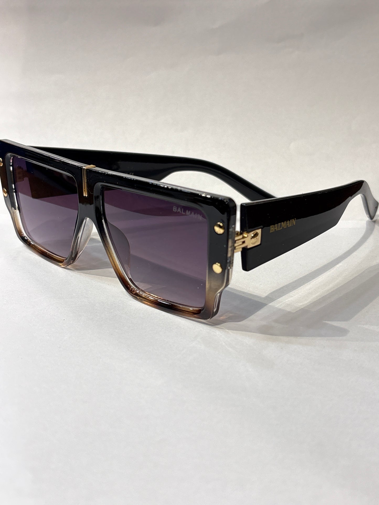 LAB Black Frame Black Purple Shade Unisex Sunglasses 6083 56 14 140 C6