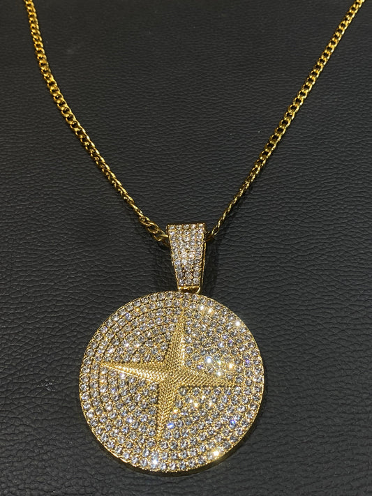 Gold Diamond pendant 987311