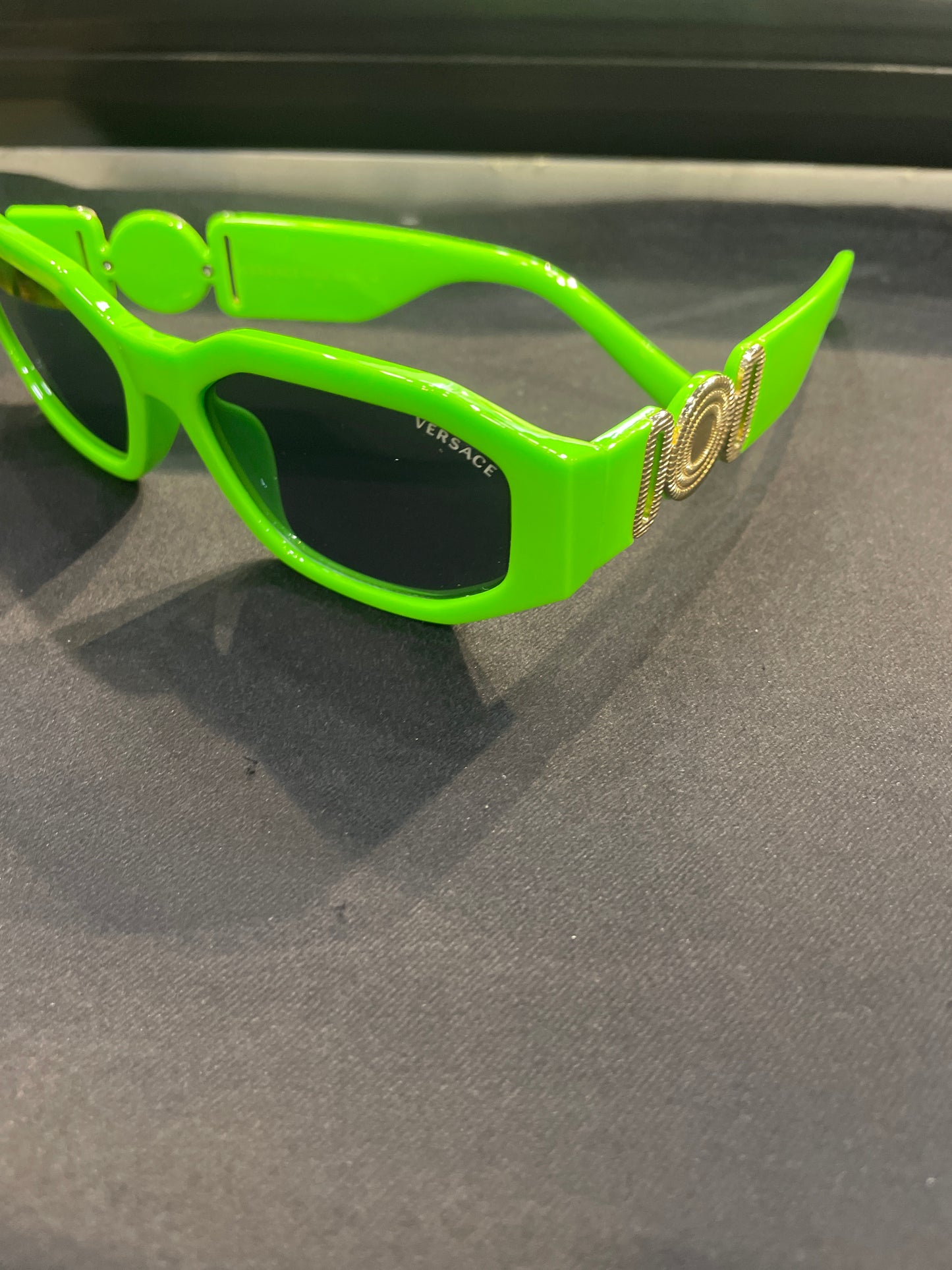 REV VER Green Frame Black Shade Unisex Sunglass 8723 54 18 141