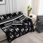 Ahc Black White Colour Cc Print Ac Blanket 991006