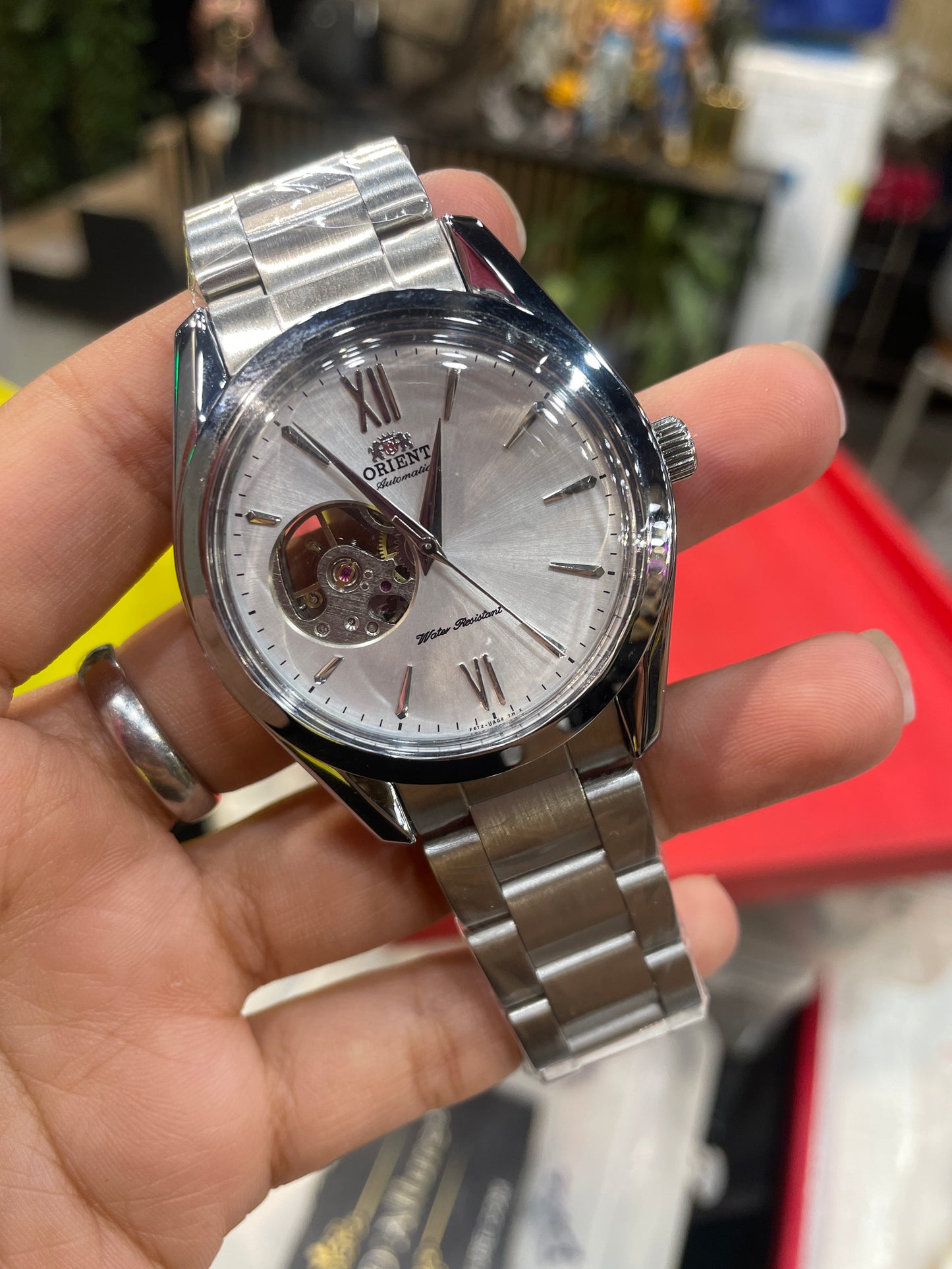 IRO ORI Silver Chain With White Dial Automatic Machine Premium Quality Men’s Watch 990631