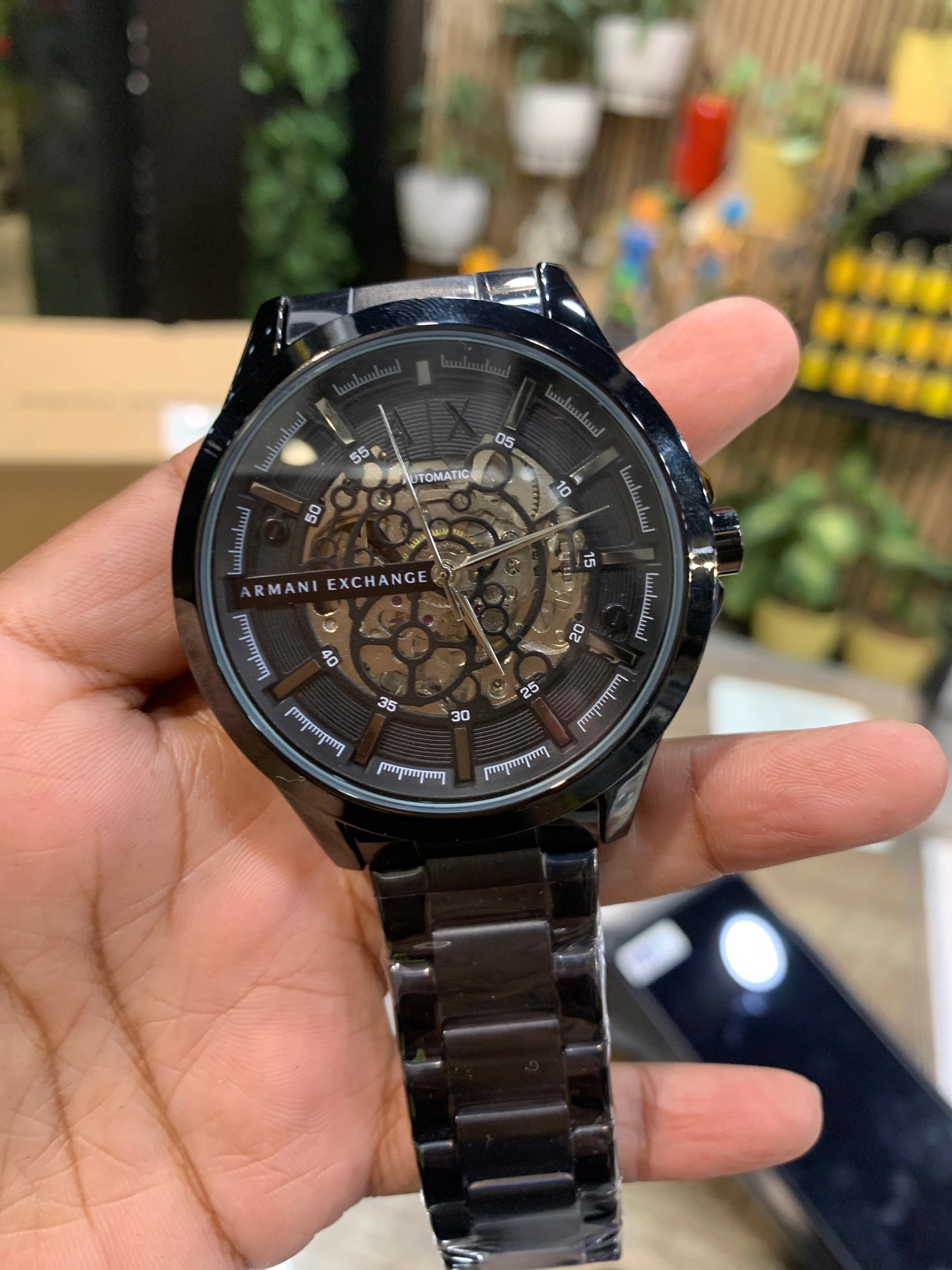 MRA Aix Black Chain Black Dial Automatic Men’s Watch 990394