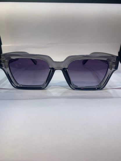 UOL Smoke Frame Black Shade Unisex Sunglasses W 12001 50 23 145 C2