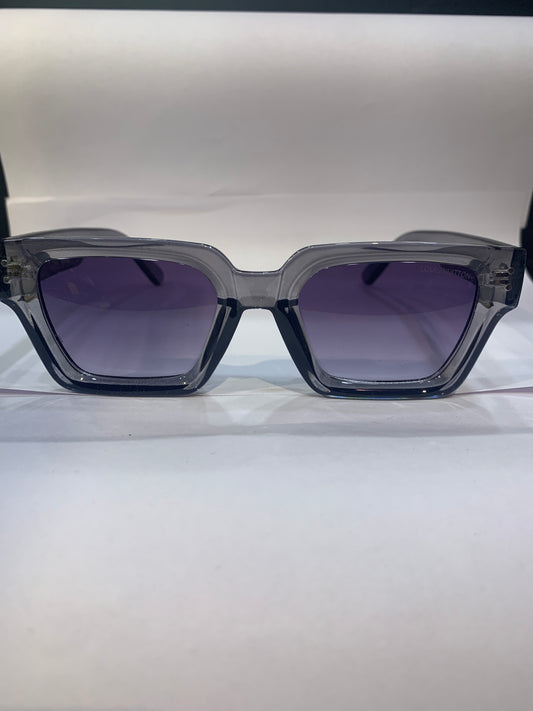 UOL Smoke Frame Black Shade Unisex Sunglasses W 12001 50 23 145 C2