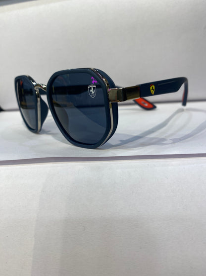 YAR RAY RB Blue Frame Black Shade Unisex Sunglass RB3674 54 18 140