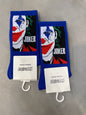 Scenario Blue Colour Joker Print Premium Quality Full Socks 991183
