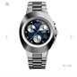 Dar Silver Chain Blue Black Dial Men Watch 988987