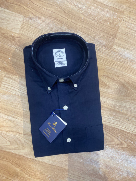 Roobs Brother Navy Blue Linen Shirt H90001
