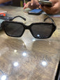 Mos Som Black Frame Black Shade Unisex Sunglass 6104 52 18 142
