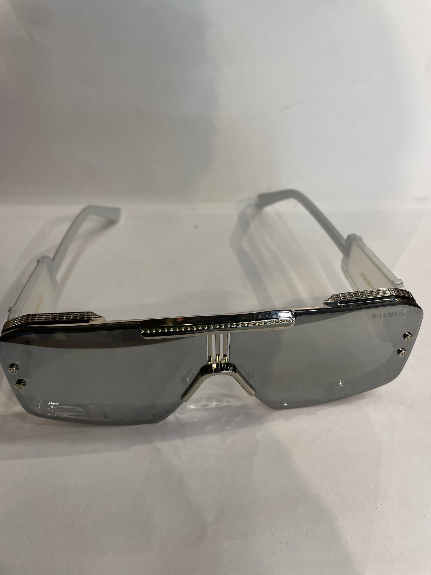 LAB Silver Frame Black Shade Unisex Sunglasses ZS98196 58 18-145