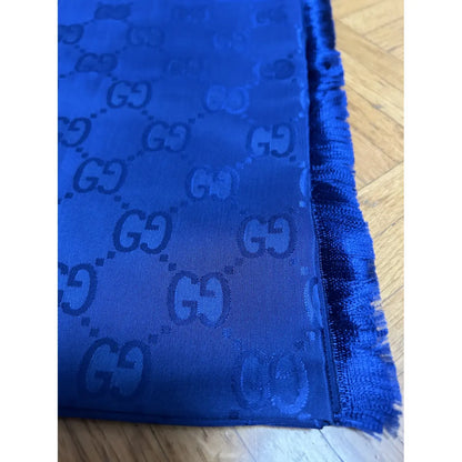 CUG Unisex GG Print Blue Stole 989699