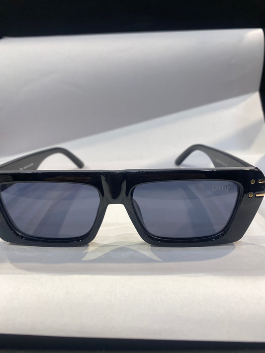 OID Black Frame Black Shade Unisex Branded Sunglasses D29 54 16-141