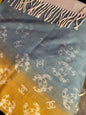 Ahc Cha Yellow Grey Blue Colour Brown White CC Print Unisex Muffler