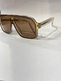 Cug Brown Frame Brown Shade Unisex Sungless TR280155817-150