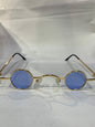 EMO Golden Frame Blue Shade Premium Quality Unisex Sunglass 674 28 39 138