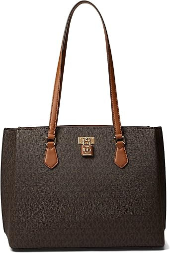 CIM Multi Colour KM Print Mini Lock Design Tote Bag 100835