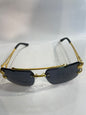 RAC Frameless Golden Black Stick Black Shade Sunglass SUN 2033