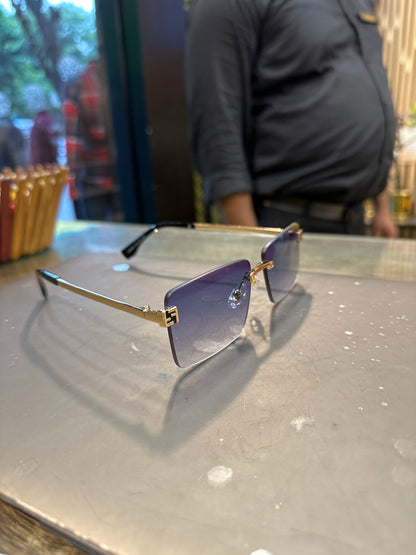 NEF Blue Gold Sunglass 6A005 57 15 136